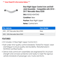 thumbnail image 2 of Rear Right Upper Control Arm and Ball Joint Assembly - Compatible with 2010 - 2017 Mercedes-Benz E550 2011 2012 2013 2014 2015 2016, 2 of 2