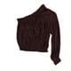 thumbnail image 2 of bar III Blusa de un solo hombro para mujer, roja, pequeña, 2 of 2