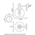 thumbnail image 3 of Maxim Lighting - LED Outdoor Wall Sconce - Outdoor Wall Mount - Cabin-10.75-6W 1, 3 of 5