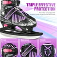 thumbnail image 5 of TaroKitc Adjustable Ice Skates for Kids, Kids Ice Hockey Skates for Boys Girls Youth Toddlers, Fun Beginner Ice Skating Shoes with Soft and Comfortable Lining, Purple, 5 of 8