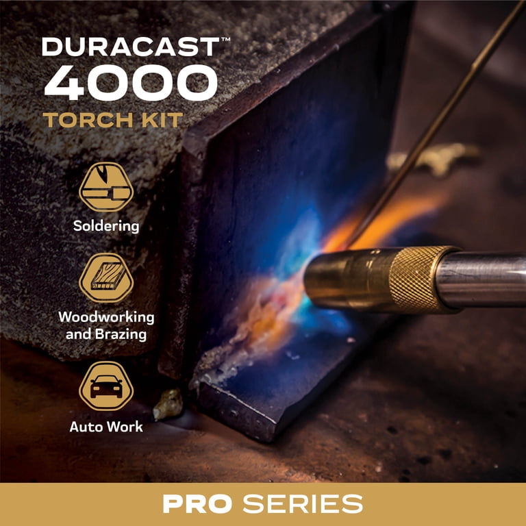 Bernzomatic DuraCast 4000 Torch Kit with Built-in Ignition, MAP