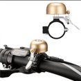 thumbnail image 1 of Timbre de bicicleta de latón clásico dorado con sonido fuerte y agradable, accesorio de bicicleta para niños y adultos, 1 of 5