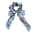 thumbnail image 1 of Cinta de lazo con estampado floral HUOGUO para anudar el pelo, azul claro, 1 of 4