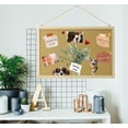 thumbnail image 4 of Cork Board for Wall Bulletin Board Classroom Decor Frame Hanging Pin Letterboard  for Home Kitchen Office 11.81" x 15.74" 2-Pack, 4 of 8