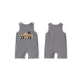 thumbnail image 2 of BemeyourBBs Baby Boys Rompers Rugby Truck Embroidery Plaid Summer Clothes, 2 of 9