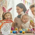 thumbnail image 5 of Basketball Sport Basket Pail Bucket Theme Easter Party Decoration Easter Eggs Hunting Event, Carry Storage Candy and Gifts Basket Easter Halloween Birthday for Kids Toddlers Boy & Girls 7x8 inches, 5 of 6