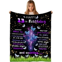 Gift for 12 Year Old Girl,12 Year Old Girl Birthday Blanket, Birthday Gifts for 12 Year Old Girls-12th Birthday Decorations for Girl,Best Gifts for 12 Year Old Girl (12 Years)