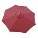 thumbnail image 4 of Sombrilla ligera para patio con dosel superior Rojo, 4 of 9