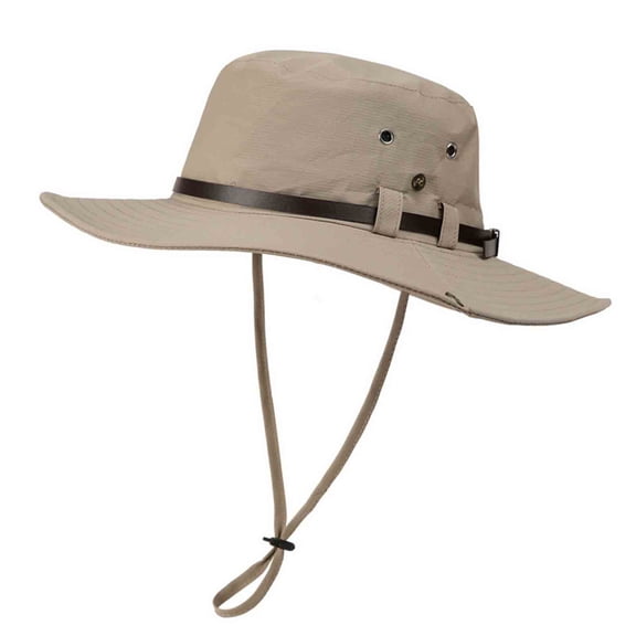 Yaoyar Unisex Sun Hat Wide Brim Bucket Hats for Fishing Hiking Gardening Adjustable Boonie Hat Outdoor Safari Hats