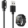 thumbnail image 1 of ccwonima [2 Pack] for Nihemin P66 Smart Watch Charger, Magnetic Replacement USB Charging Cable Compatible with Nihemin P66 Smart Watch Accessories(Black), 1 of 1