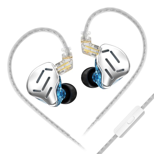 Audífonos intrauditivos keephifi KZ Zax con reducción híbrida de ruido