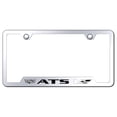 thumbnail image 1 of Cadilac ATS-V Laser Etched Logo Cut-Out License Plate Frame (Chrome), 1 of 3