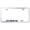 Chrome, variant on Cadilac ATS-V Laser Etched Logo Cut-Out License Plate Frame (Chrome)