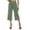 Green, variant on BILIKEYU 2025 Womens Pants Loose High Waisted Wide Leg 3/4 Pants Casual Trousers with Pockets, Business Casual Pants for Women, Womens Dress Pants, Womens Office Attire