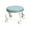 Blue, variant on Rolling Stools with Wheels Low Height Rolling Stool Short Small Stool Chair Small Swivel Chair Pulley Wheel Stool for Kids and Adult Fitness Blue