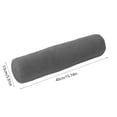 thumbnail image 3 of 16x6in Round Side Sleeping Bolster Pillow, Detachable Washable Cover with Inner Core, Multi-Use Leg Pillow for Sofa & Bed, Comfortable Support Pillow for Home Use, 3 of 7
