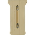 thumbnail image 4 of Ekena Millwork 5 1/2"W x 5 1/2"D x 10"H Fluted Mission Corbel, Maple, 4 of 4