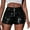 Black, variant on Sngxgn Womens Shorts Comfy Summer Drawstring High Waist Cotton Shorts for Women Trendy(Black,S)
