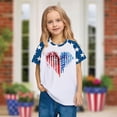 thumbnail image 6 of MKOSPLRT 3-14 Years Patriotic Shirts for Boys Girls Short Sleeve Red White and Blue T Shirts Crew Neck Funny Love Raglan Shirts, 6 of 8