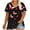 Red, variant on Plus Size Shirts for Women Casual V-Neck Fashion Printing Short Sleeve T-shirt Summer Loose Breathable Blouses Oversized Pullover Top Green XL