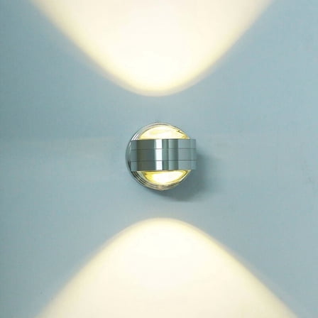 Modern 10W LED Wall Light Decoration Indoor Wall Lamp Creative Minimalist Lighting Fixture for Hallway, Bedroom, Living Room (Warm White)