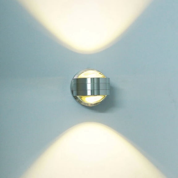 Modern 10W LED Wall Light Decoration Indoor Wall Lamp Creative Minimalist Lighting Fixture for Hallway, Bedroom, Living Room (Warm White)