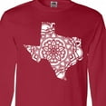thumbnail image 4 of Inktastic Texas Silhouette Mandala Long Sleeve T-Shirt, 4 of 5