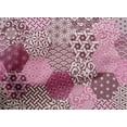 thumbnail image 5 of oneOone Cotton Poplin Light Pink Fabric Geometric Craft Projects Decor Fabric Printed By The Yard 56 Inch Wide, 5 of 5