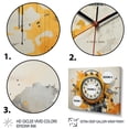 thumbnail image 3 of Designart "Clock Minimalist painting II" Fashion Floater Framed Wall Art Living Room, 3 of 7