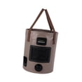 thumbnail image 4 of Cubo de pesca Cubo de camping 25L Contenedor multiusos para almacenamiento de agua Cubo plegable para jardinería Lavado de autos al aire libre marrón, 4 of 8