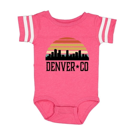 

Inktastic Denver Colorado Skyline Vintage Gift Baby Boy or Baby Girl Bodysuit
