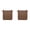 2 Pack B, variant on Set of 2 Chair Pads with Straps,16x16 Inch Outdoor Seat Cushions,Thick Foam Padding and Non-Slip Ties,Water-Resistant Fabric Works for Patio,Bistro,Dining Chairs and Garden Furniture