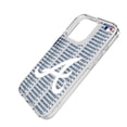 thumbnail image 2 of Atlanta Braves Text Backdrop Clear iPhone Case, 2 of 7