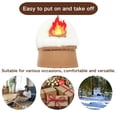 thumbnail image 6 of BERANMEY Slippers for Women Scuff Memory Foam Fuzzy Faux Fur House Slippers Bedroom Non-slip Warm Fluffy Plush Womens Slippers Unisex Slip on Anti-Skid Sole Slides, 6 of 9