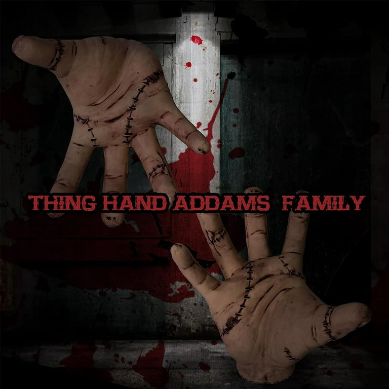 The Addams Family Wednesday Thing Hand Ornament Latex Figurine Toy Horror  Prop