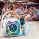 thumbnail image 3 of Pisexur Electrónica para Hombres Micrófono Inalámbrico Bluetooth Altavoz Integrado Canción Exterior Portátil Escritorio Pequeño Subwoofer Sonido Electrónica para Niños, Organizador de Electrónica, 3 of 3