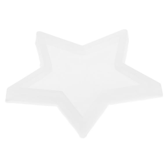 Glossy Five-pointed Star Ornaments Silicone Epoxy Resin Mold DIY Keychain Pendant Jewelry for Valentines Gift