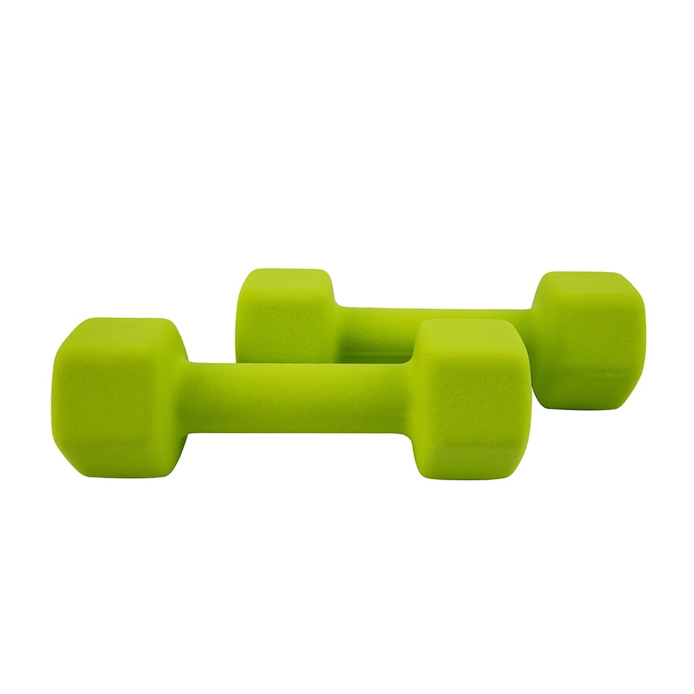 Wehilion Neoprene Dumbbell 8 LB Green Walmart