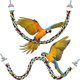 thumbnail image 1 of Percha de Cuerda para Pájaros, Cuerda , Cuerda de Algodón Gruesa Y Colorida, Juguete para Masticar para Cacatúas, Conure, Suministros para Páj 18x60cm, 1 of 8