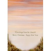 LPG Greetings Desert Glow Box of 18 Western Christmas Cards