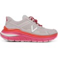 thumbnail image 2 of Vionic Women's Walk Max Sierra Lace Up Sneaker Soft Oyster/Magenta Leather 8.5M, 2 of 5