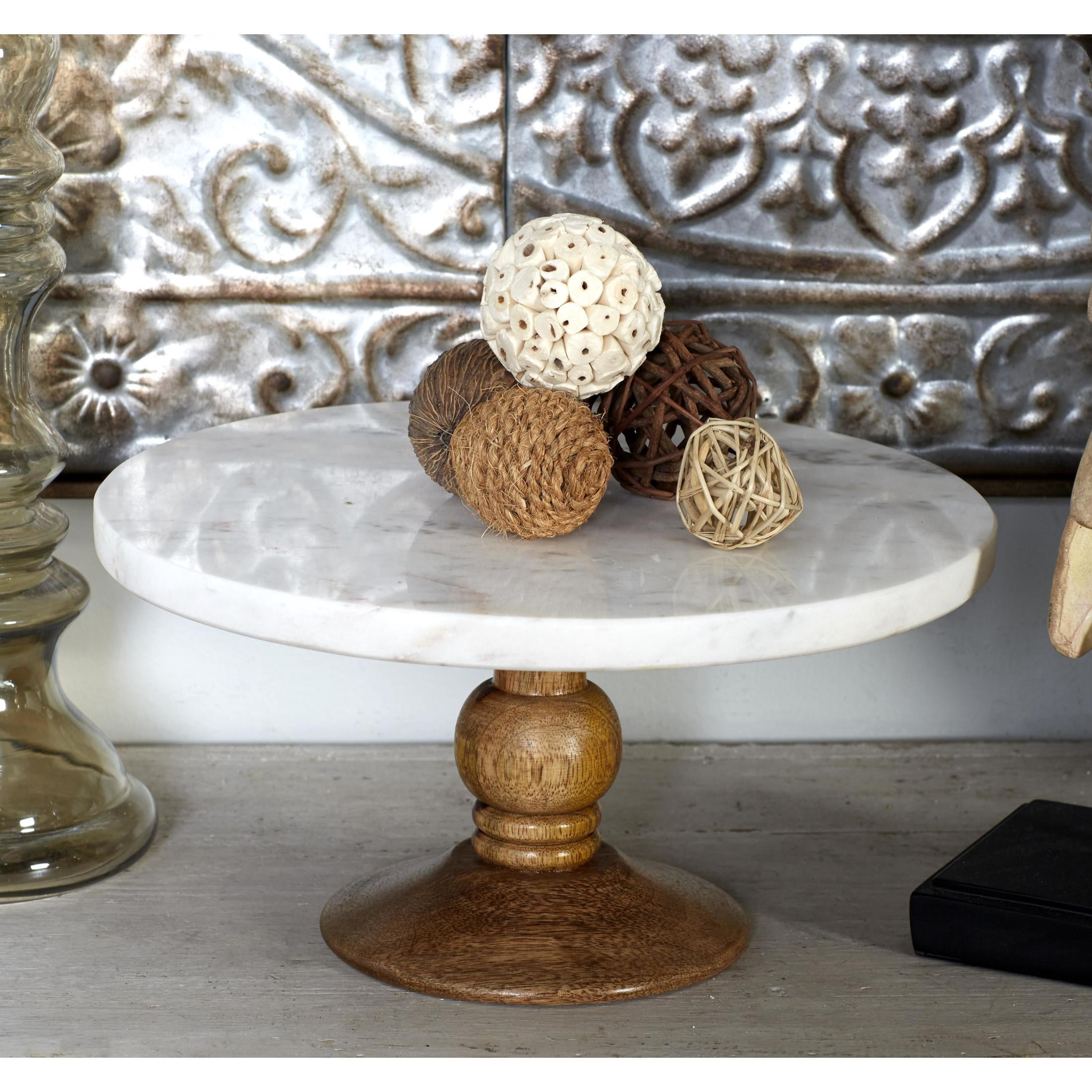 DecMode Brown 7" Handmade Dried Plant Orbs & Vase Filler with Varying Designs (2 Count)