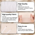 thumbnail image 3 of 100Yards 2mm White Nylon String Cord Nylon Beading String Chinese Knot Cord Necklace Cord Trim for DIY Kumihimo Macrame Friendship Bracelet Wind Chimes Jewelry Crafts Making, 3 of 9