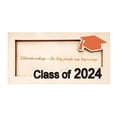 thumbnail image 2 of YAOMOBB Graduation Money Clip Graduation Money Holder Wooden Class of Graduates Cash Storage Envelope Photo Frame, 2 of 7