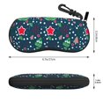 thumbnail image 2 of Cauagu Christmas Pattern Unisex Glasses Case,Zipper Protective Fabric Sunglass Case with Clip Soft Case Horizontal Protective Pouch for Sunglasses Eyewear, 2 of 6