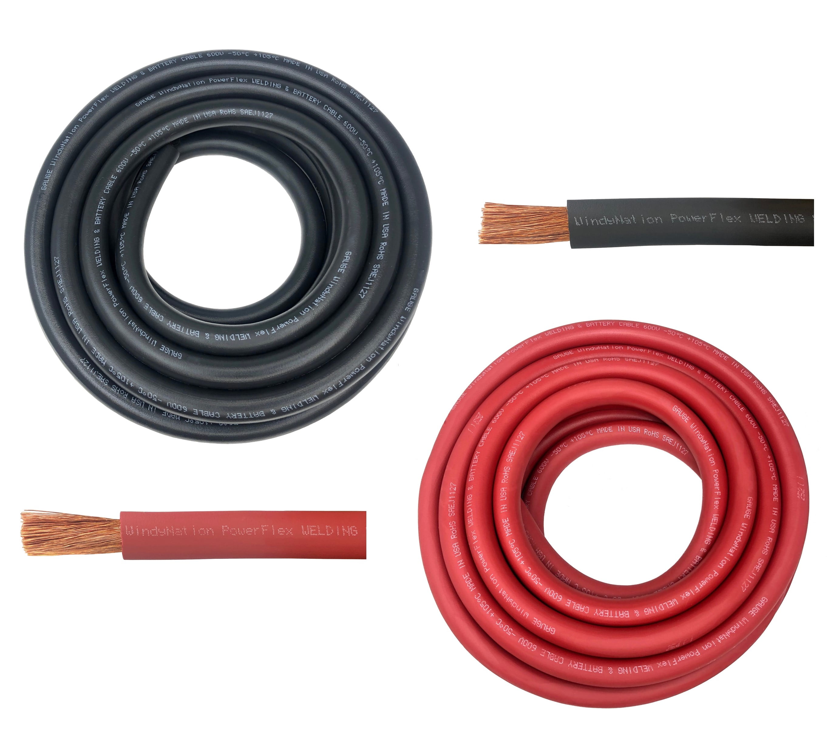 20 AWG Silicone Electrical Wire – 50ft Total (25ft Red, 25ft Black) | High Temp, Flexible, 100 Strand Tinned Copper - View #4