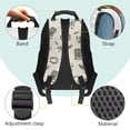 thumbnail image 6 of KUIFORTI Cow Bow Boys School Bag Durable Large Capacity Kids Backpack with Multiple Organizer Pockets for Elementary Primary Middle Back to School Essentials Gifts, 6 of 7
