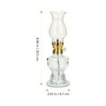 thumbnail image 2 of LNGOOR Oil Lamp Rustic Kerosene Lamp Retro Style Indoor Hurricane Lamp Oil Lantern, 2 of 7
