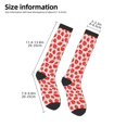 thumbnail image 2 of Naloa Strawberries Thigh High Socks Extra Long Stretchy Sock Women Over Knee High Opaque Stocking Daily Wear, 2 of 6