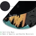 thumbnail image 6 of Small Round Mouse Pad for Desk, Stitched Edge Non-Slip Rubber Base, Funny UFO Cow Mousepad for Laptop Computer Gaming, Cute Home Office Decor Desk Accessories Supplies, 8.6 x 8.6 Inch, 6 of 15